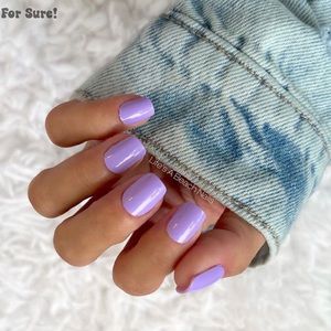 Light Purple Color Street Nail Set